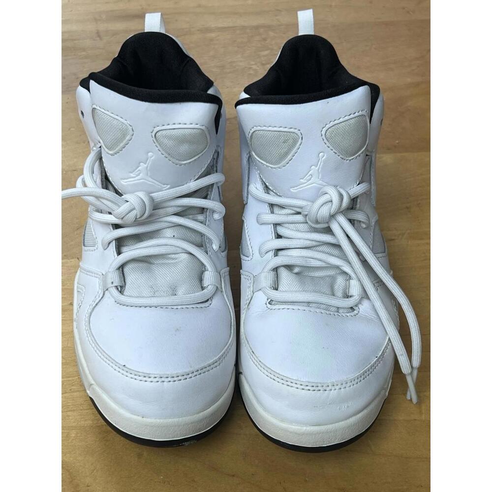 Nike Jordan Flight Club 91 "White Metallic Silver" Size 2.5y